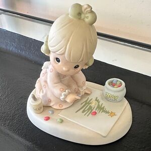 Enesco Figurine with Pastel and Cream Accents